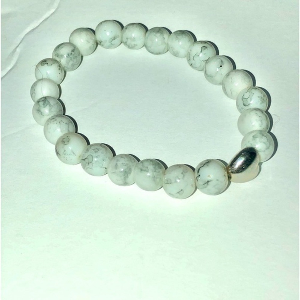 ♨️ marble beaded bracelet